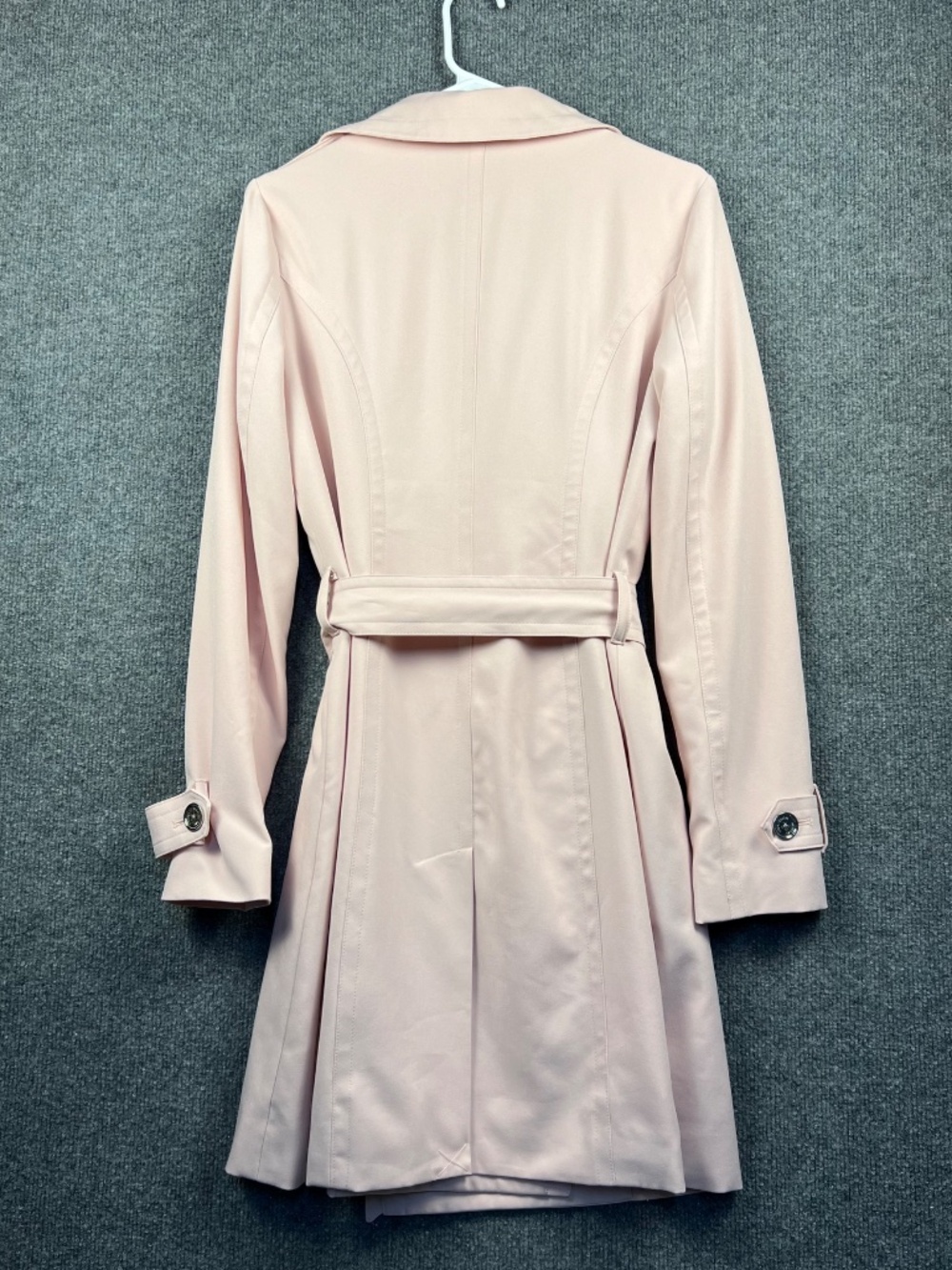 Michael Kors Light Pink Short Classic Trench Coat - Picture 2 of 4